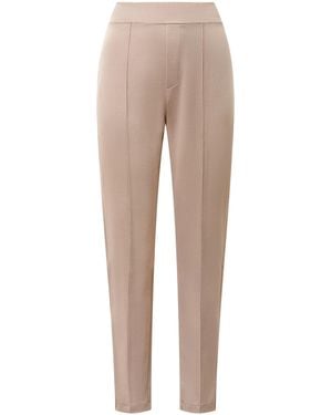 James Lakeland Neutrals Cigarette Trousers - Natural