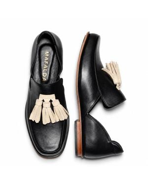 Mafalda Loren Tassel Loafer - Black