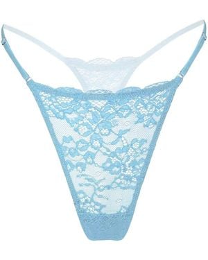 MONIQUE MORIN LINGERIE Rush Micro-G Thong Moonlit - Blue