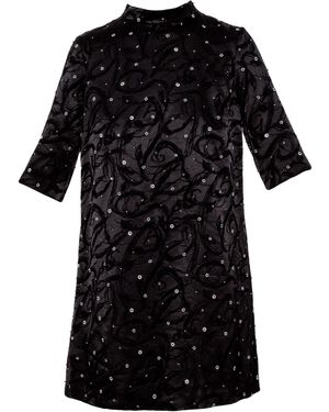 KAROLINA OZOLINSIUTE Julie Sequin Party Mini Dress - Black
