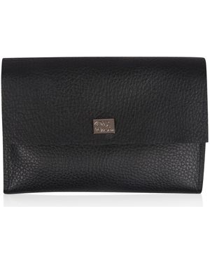 Owen Barry Leather Purse Small Vermont - Black