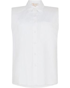 Hay Life Sleeveless Shirt - White