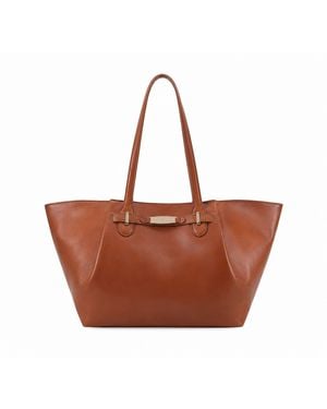 Paul Costelloe Judith Leather Tote Bag - Brown