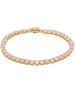 Uchi and Soto Shikaku 18K Plated Tennis Bracelet - Metallic