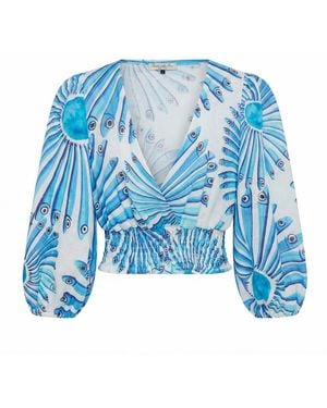 Casa Atelier by Ferdinando Fusco Anchovy Puffy Top - Blue