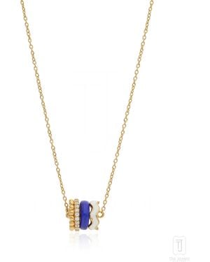 The Jewelz Lapis Ebb & Flow Necklace - Metallic