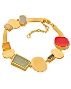 Joidart Golden Bracelet Collage Multicolored - Metallic