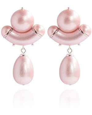 Saule Label Aria Earrings - Pink