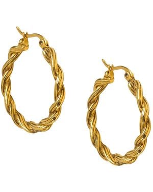 Hoops + Chains LDN Adele Hoops - Metallic