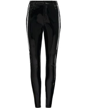 Commando Faux Patent Leather Trouser, Slg72 - Black