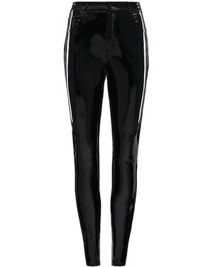 Commando Faux Patent Leather Trouser, Slg72 - Black