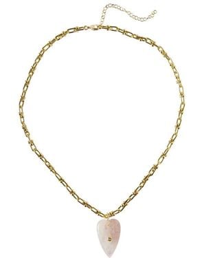 MacRae & Co Heart Of Stone Necklace - Metallic