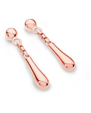 Lucy Quartermaine Short Drop Earrings - Pink