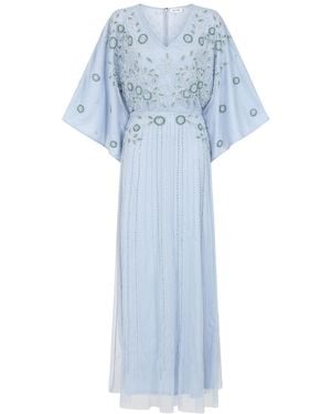 Frock and Frill Airlie Embellished Maxi Dress - Blue