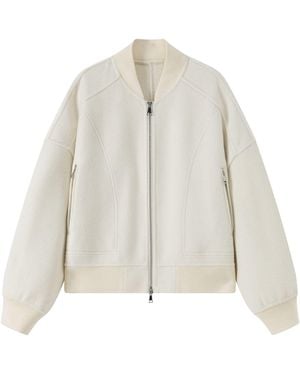 Lindsay Nicholas New York Stowe Bomber Jacket - White