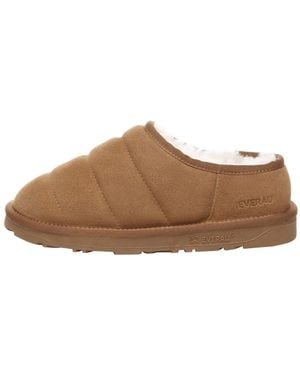 EverAu Australia Jaeger Low Ankle Slippers - Brown