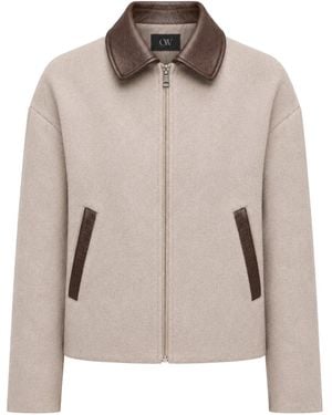 OW Collection Oda Wool Jacket - Natural