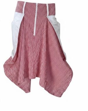 SNIDER Stoplight Drawstring Skirt - Purple