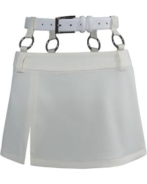 Vestiaire d'un Oiseau Libre Rings Mini Skirt - Grey