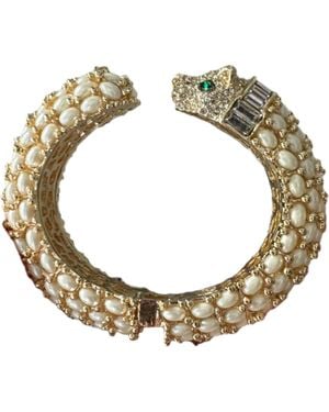 Laura Gray Pearl Panther Bracelet - Metallic
