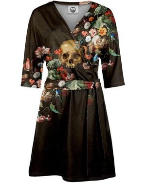 Aloha From Deer Danse Macabre Envelope Dress - Black