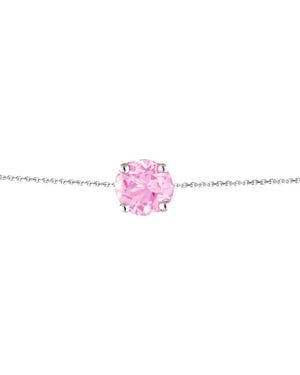 Augustine Jewels Sterling Topaz Bracelet - Pink