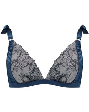 Voller the Corset Company Limited Aria Soft Cup Bra - Blue