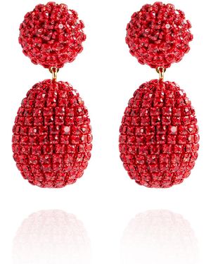 Saule Label Clio Earrings - Red