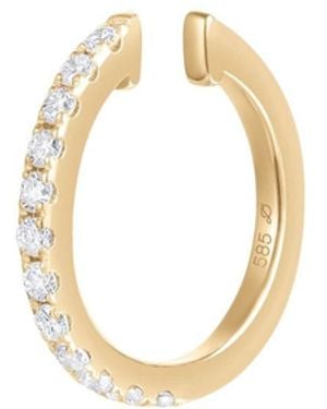 Dyamka Paved Diamonds Earcuff - Metallic