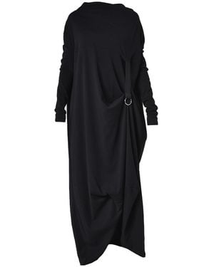 Metamorph Long Sleeve Kaftan Dress - Black