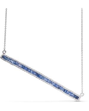German Kabirski Lithos Artisan Necklace With Raw Sapphires - Blue