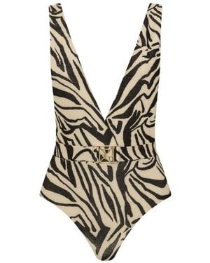 Leyla Maya Ltd Neutrals Sandie Swimsuit - Multicolour