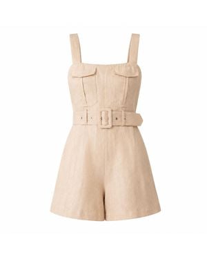 W.two Neutrals The Nammos Playsuit - Natural