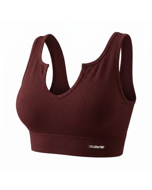 Bellaria Cabernet Sculpt Sports Bra - Red