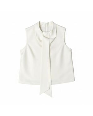 Lindsay Nicholas New York Bow Blouse - White