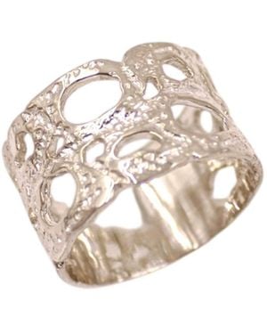 1610Istanbul Byzantine Ornament Ring - White