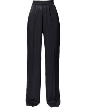 AGGI by HALEWSKI Jessie Satin Glossy Pants - Black