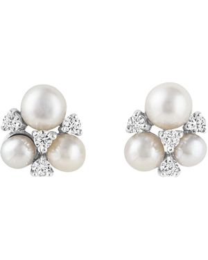 Esterah Posy Cluster Studs - Metallic
