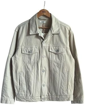 Walter Denim Limited Neutrals Stone Revere Denim Jacket - Multicolour