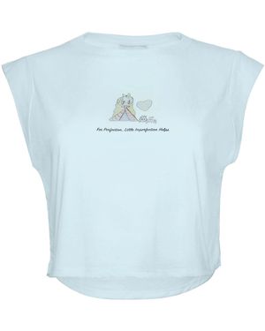 ADIBA The Gemma Princess Crop Top - Blue