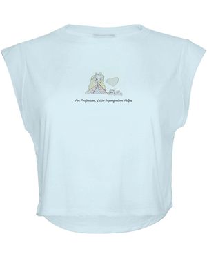 ADIBA The Gemma Princess Crop Top - Blue