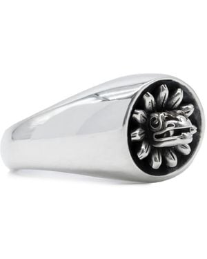 Karizia Mx Feathered Serpent Ring - White