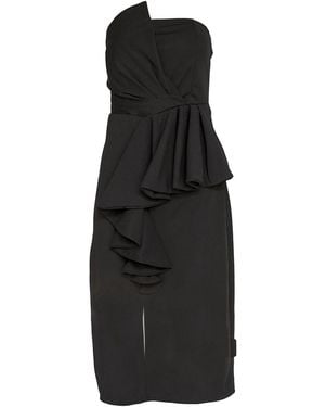 SOHUMAN Paised Sustainable Midi Dress - Black