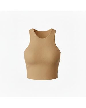 Foray Golf Foreplay Golf Shirt High Neck Tank Neutrals - Natural