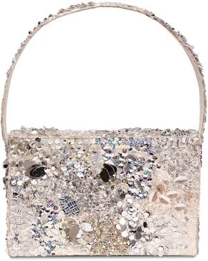 Simitri Siren Box Clutch - White