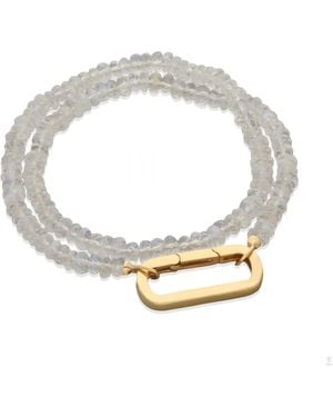 The Jewelz Neutrals Pearl Me Up Bracelet For - Metallic