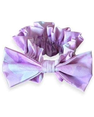 Kathy C Vang Serena Scrunchie - Purple