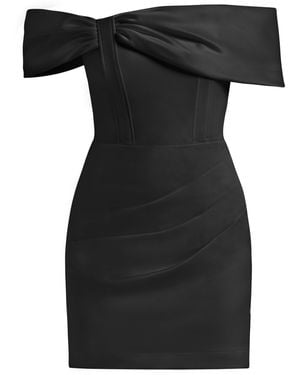 Tia Dorraine Signature Of The Sun Mini Dress, - Black