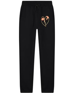 Collect the Label Heart Joggers - Black