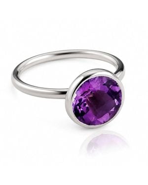 The Jewellery Store London Desert Moon Quartz Ring - Purple